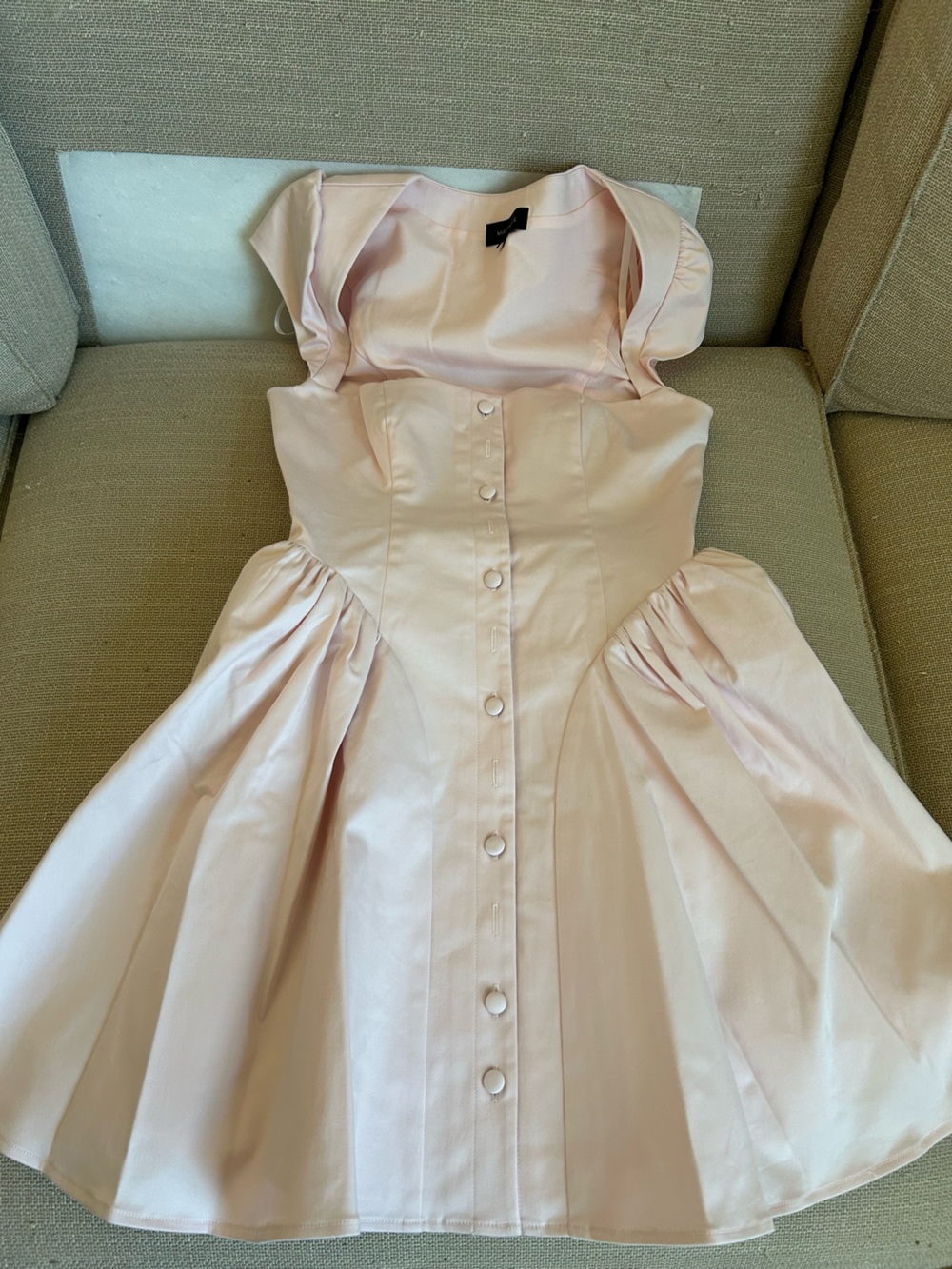 BEST MAJORELLE x Revolve Jameson Mini Dress Blush Pink French Classic - Picture 4 of 8